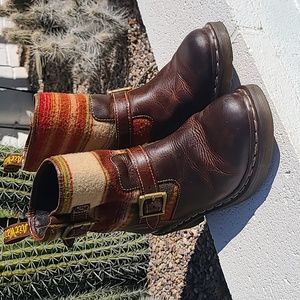 Dr. Martens X Pendleton Heeled Moto Boot